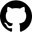 Black GitHub icon