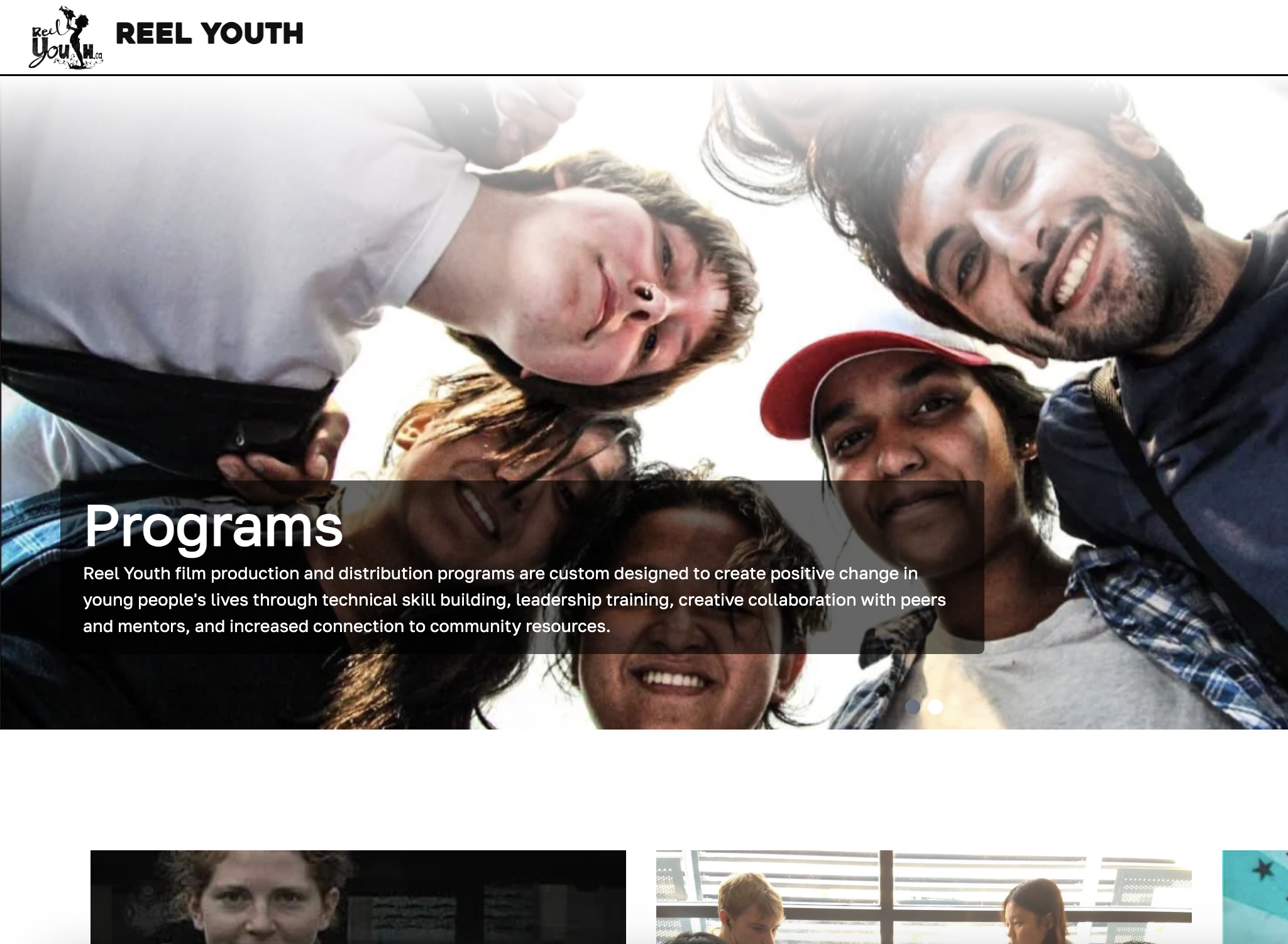 Screenshot of Reel Youth